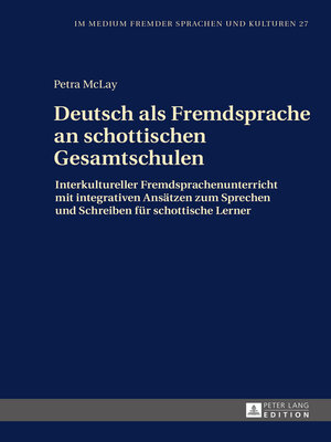 cover image of Deutsch als Fremdsprache an schottischen Gesamtschulen